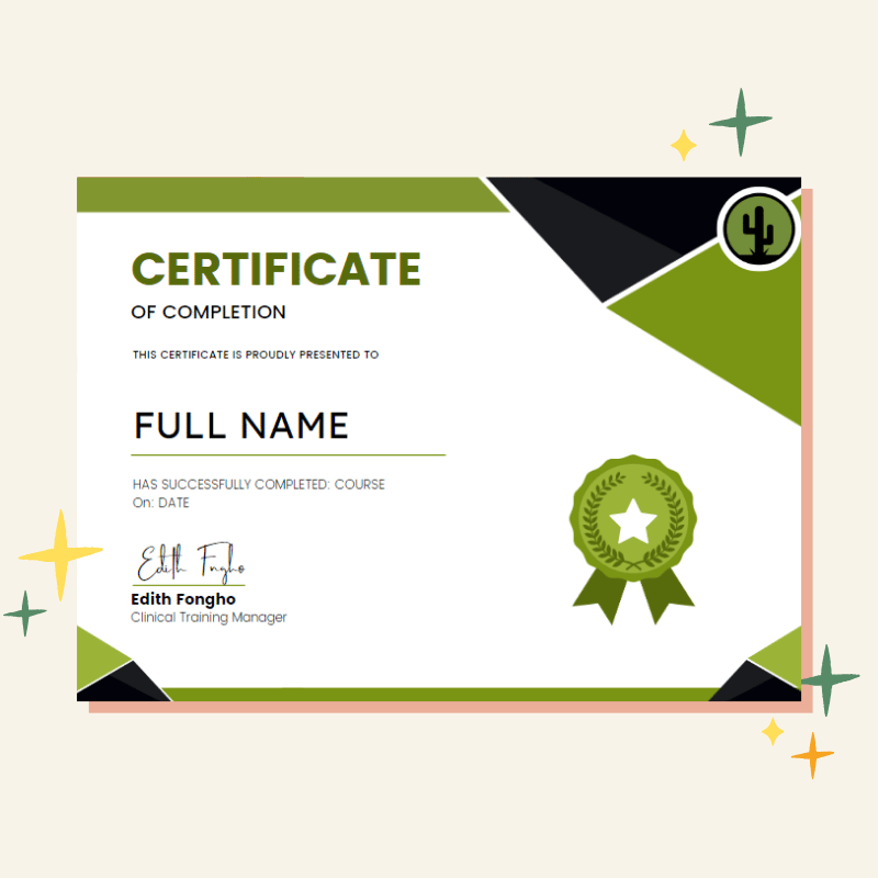 Certificate product